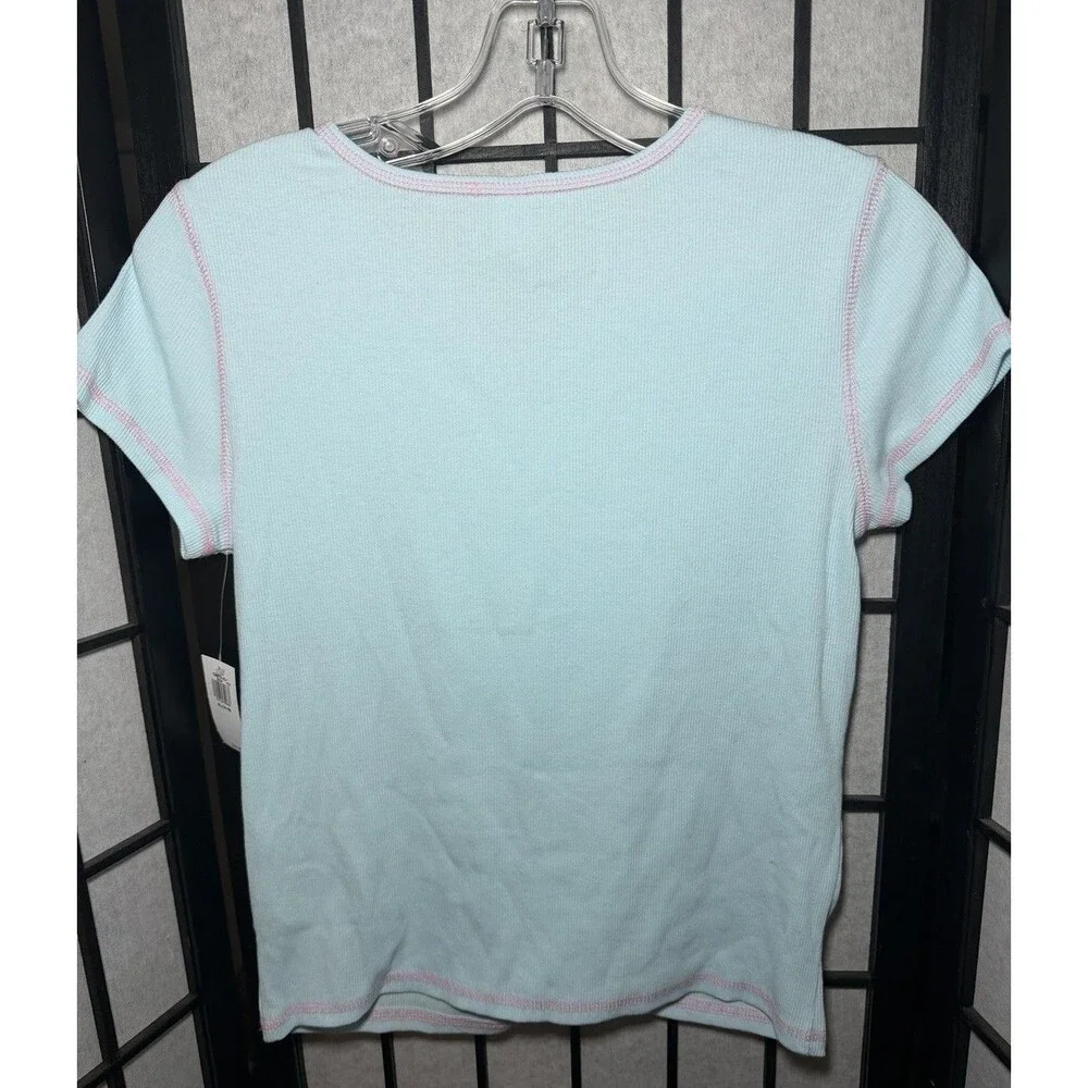 Old Navy Powerpuff‎ Girl's Blue Short Sleeve Top 14/16 NWT
